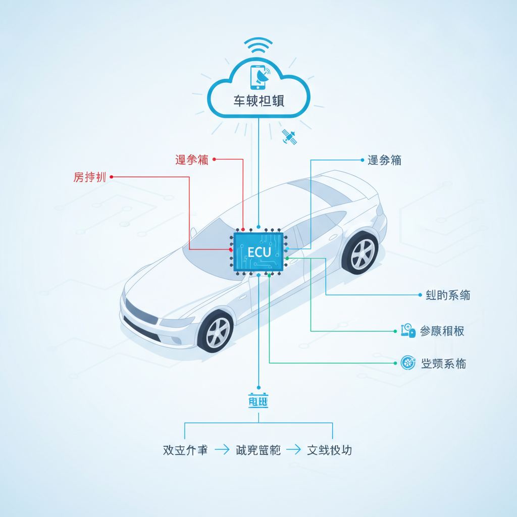 汽车电控系统示意图